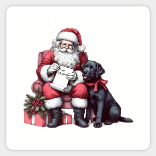 Making a List - Black Labrador Retriever Sticker